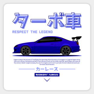 Blue JDM S15 S Chassis Legend Sticker